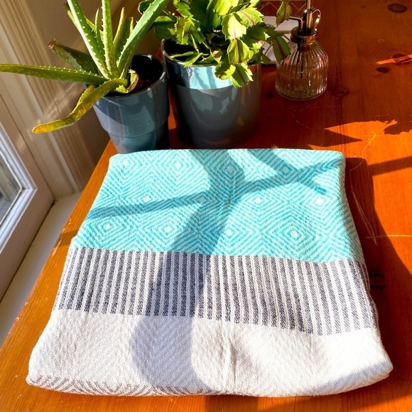 Sensitive Skin Organic Cotton Travel Throw Wrap Swim Sarong Multifunctional NEW! - Picture 5 of 16